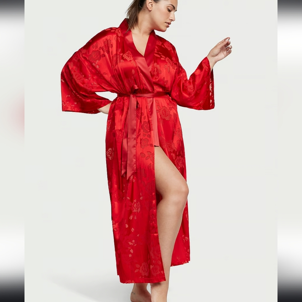 Vintage Victoria's Secret Gold Label Silk Robe